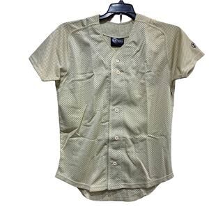 New Tag Team Uniform Youth Large Button Down Baseball Mesh Short Sleeve Jersey